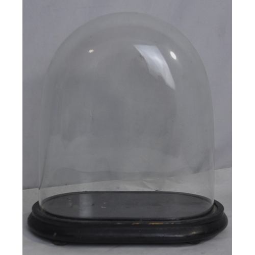 96 - GLASS DOME AND BASE