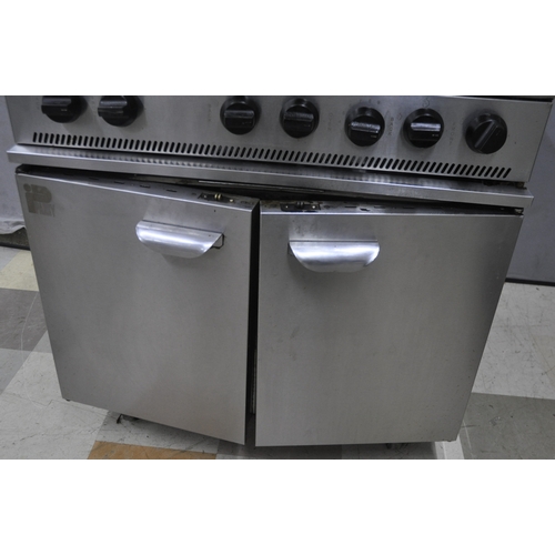 116 - PARRY 6-BURNER GAS COOKING RANGE