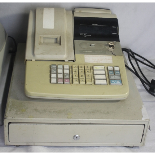 161 - 2 CASH REGISTERS - SHARP XE-A102 AND CASIO 230ER