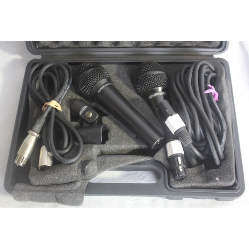 167 - BEHRINGER MICROPHONES IN CASE