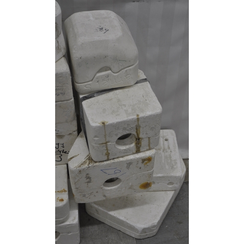 12 - 25 SLIP CASTING MOULDS FOR POTTERY