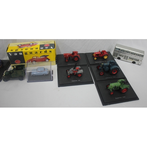 29 - VARIOUS MODELS OF CARS, TRACTORS, ETC