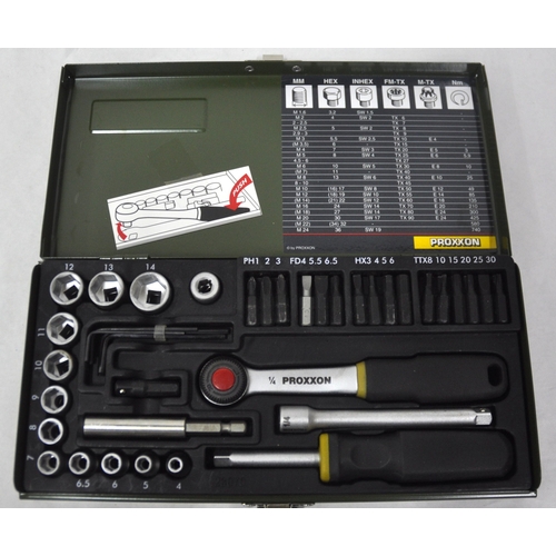 30 - PROXXON INDUSTRIAL DRIVER SYSTEM SCREWDRIVER/SOCKET SET WITH 1/4