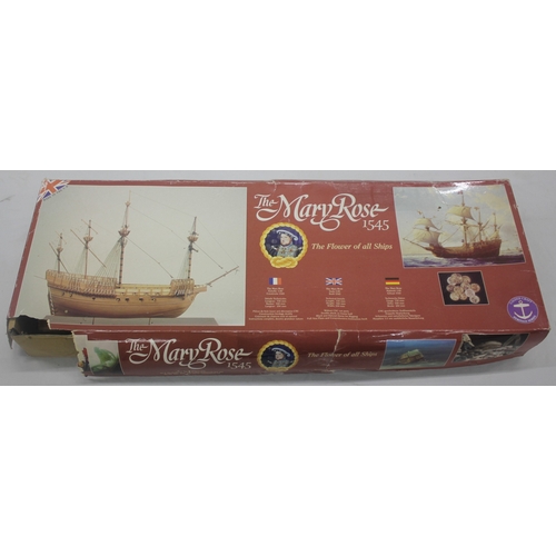 31 - 2 MODEL BOAT KITS - CALDER CRAFT THE MARY ROSE AND MANTUA MODELS HMS VICTORY.  PLEASE SEE PHOTOS OR ... 