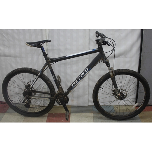 50 - CARRERA VENGEANCE 24 SPEED BIKE WITH FRONT SUSPENSION & DISC BRAKES, 22