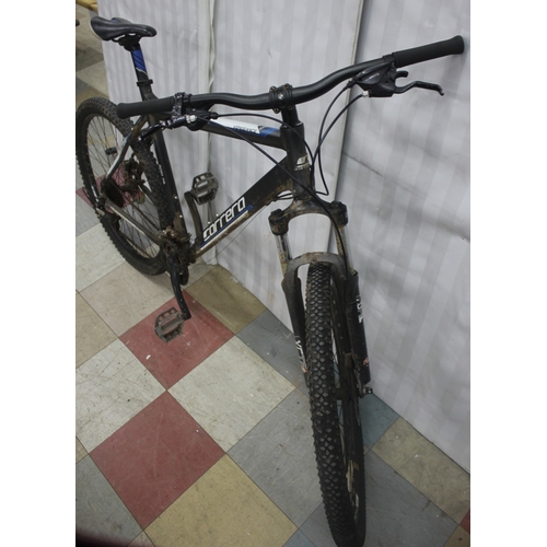 50 - CARRERA VENGEANCE 24 SPEED BIKE WITH FRONT SUSPENSION & DISC BRAKES, 22