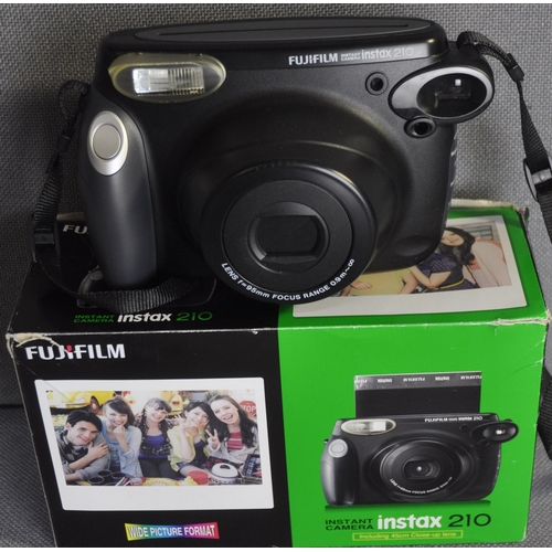 55 - FUJI FILM INSTAX 210 INSTANT CAMERA & MAOZUA MONOCULAR  (A122, A6)