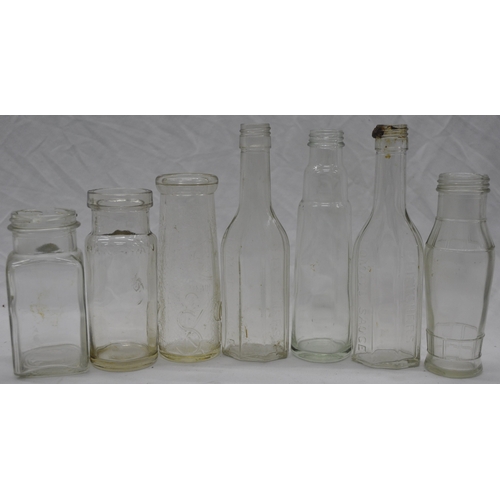 58 - VARIOUS GLASS BOTTLES