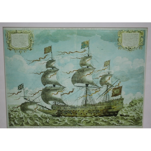 82 - FRAMED NAUTICAL PRINT AND FRAMED OIL ON BOARD