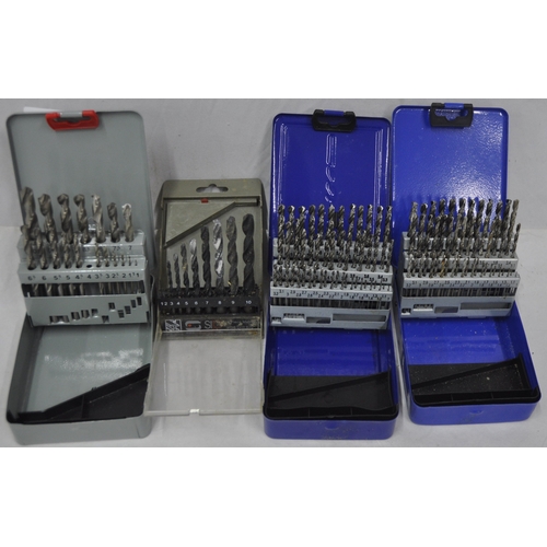 88 - 4 DRILL BIT SETS - 2 INCOMPLETE