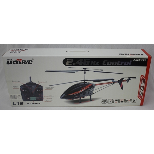 116 - UDI RADIO CONTROLLED C 2.4GHZ HELICOPTER