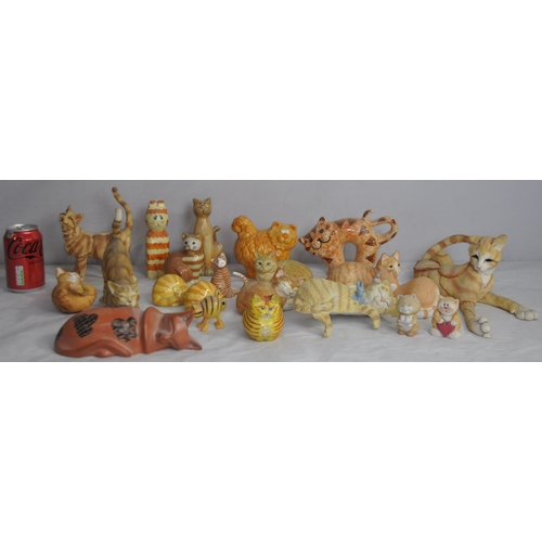 10 - VARIOUS CAT ORNAMENTS