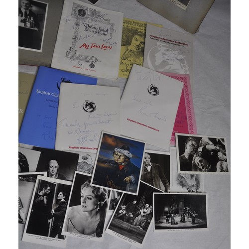 14 - 2 SCRAP BOOKS, PHOTOGRAPH ALBUM CONTAINING SIGNED PHOTOGRAPHS AND AUTOGRAPHED PROGRAMMES