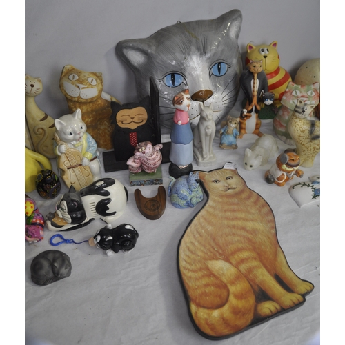 20 - VARIOUS CAT ORNAMENTS