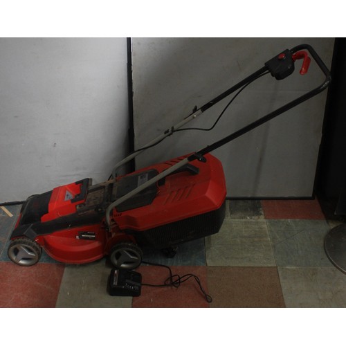 28 - EINHELL BRUSHLESS CORDELSS LAWN MOWER WITH BATTERY & CHARGER AND K'ARCHER PRESSURE WASHER, MISSI... 