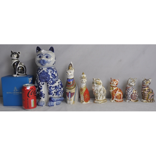 41 - 8 CAT ORNAMENTS