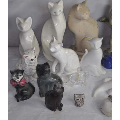 52 - VARIOUS CAT ORNAMENTS