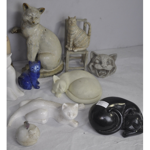 52 - VARIOUS CAT ORNAMENTS