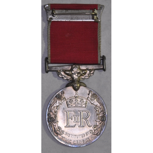 140 - BRITISH EMPIRE MEDAL AWARDED TO JOSEPH E. COLLEY COMES WITH PRESENTATION BOX