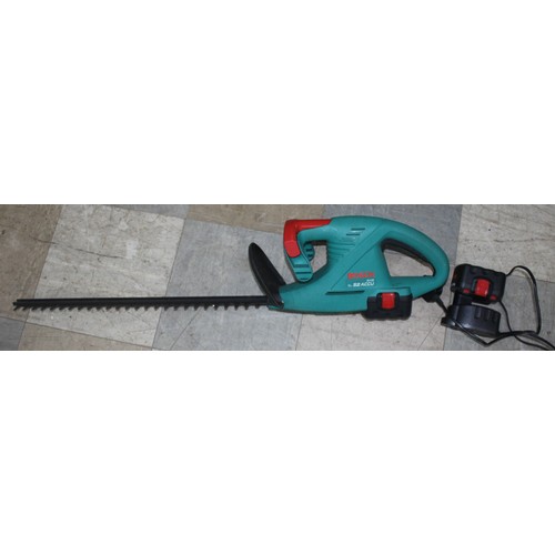 36 - VARIOUS TOOLS INCLUDING BOSCH CORDLESS HEDGE TRIMMER