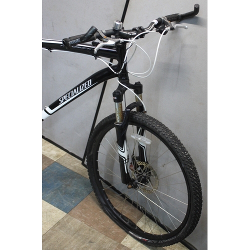 5 - SPECIALISED HARDROCK 24 SPEED MOUNTAIN BIKE WITH DISC BRAKES AND FRONT SUSPENSION