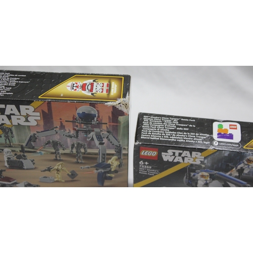 66 - LEGO 75359 STAR WARS 332nd AHSOKA'S CLONE TROOPER BATTLE PACK AND LEGO 75372 STAR WARS CLONE TROOPER... 