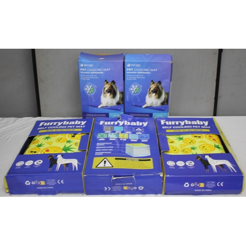 125 - 5 VARIOUS PET COOLING MATS