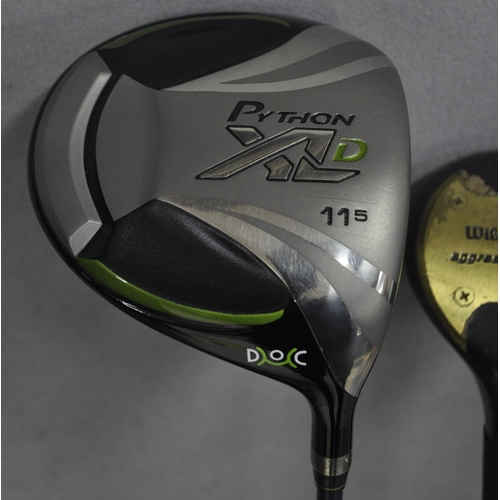 142 - GOLF CLUBS, BALLS, TEES AND BALL COLLECTOR