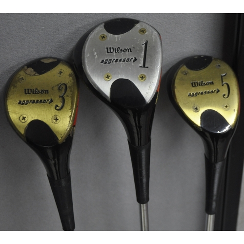142 - GOLF CLUBS, BALLS, TEES AND BALL COLLECTOR