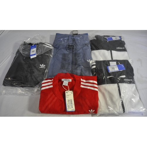 175 - 5 NEW ADIDAS SPORTS JACKETS