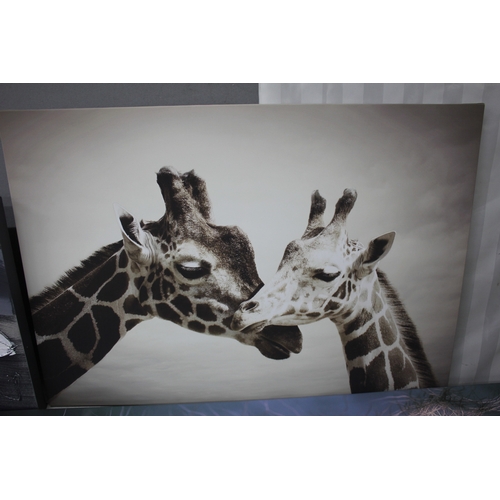 1 - 6 LARGE PRINTS ON CANVAS