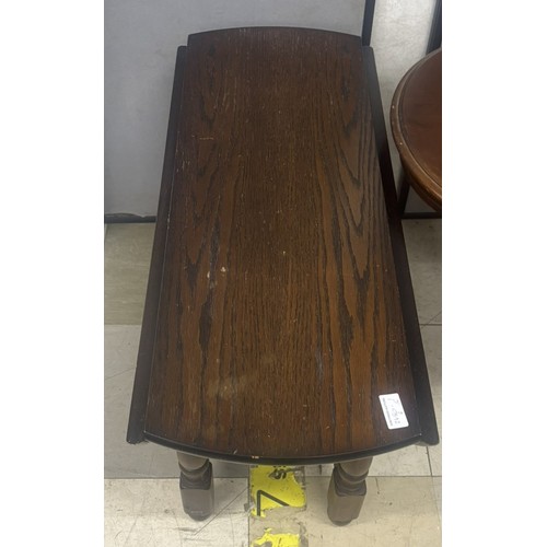 16 - INLAID COFFEE TABLE AND 3 OCCASIONAL TABLES