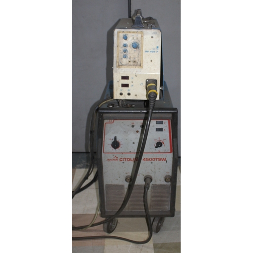 33 - OERLIKON CITOLINE 4500TSW MIG WELDER WITH SAF-PRO CABLE FEED - 3 PHASE