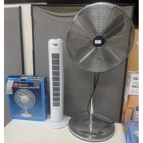 36 - 3 HEATERS AND 3 FANS