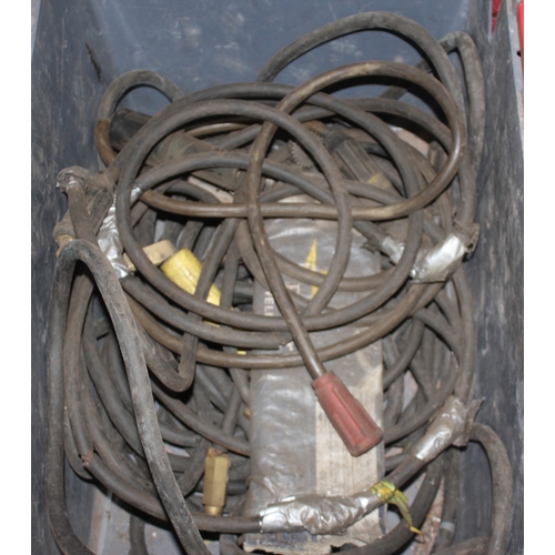 37 - PS3500 WELDER 3 PHASE AND CRATE OF CABLE