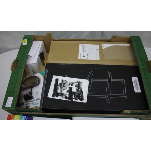 47 - BOX OF MISCELLANEOUS INCLUDING ARTS, CRAFTS, PHOTO FRAMES, ETC