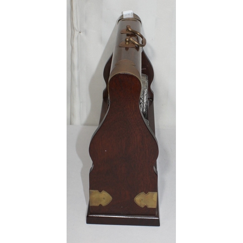 54 - 3 BOTTLE TANTALUS (MISSING 1 BOTTLE, NO KEY)