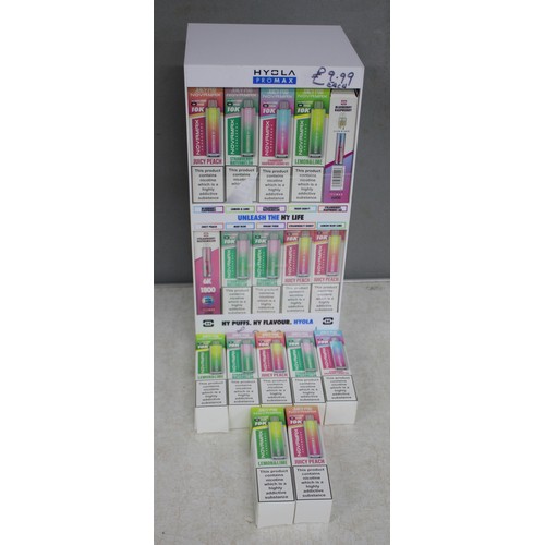 6 - RETAIL DISPLAY STAND AND 17 VAPES