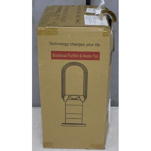 12 - NEW AND BOXED BLADELESS PURIFIER AND HEATER FAN