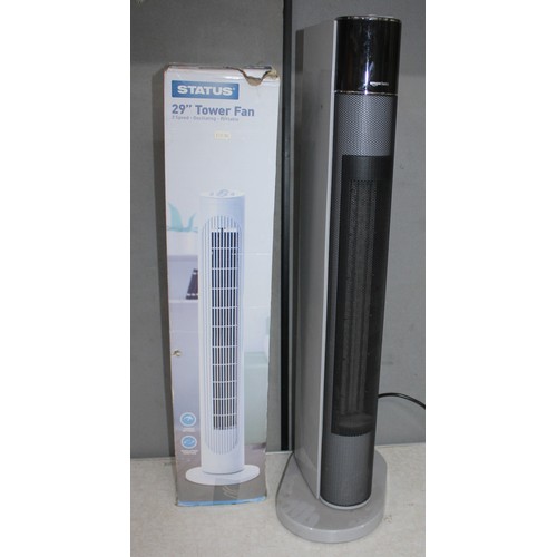 14 - 2 NEW TOWER FANS - AMAZON BASICS AND STATUS 29