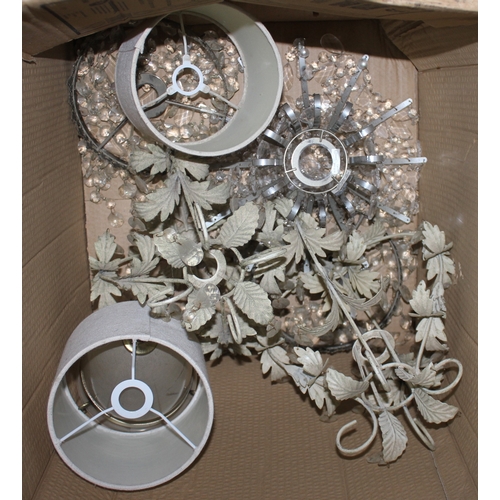 18 - 2 BOXES OF LIGHT FITTINGS