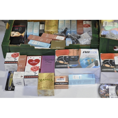 19 - 2 BOXES OF NEW STOCK INCLUDING PERFUMES