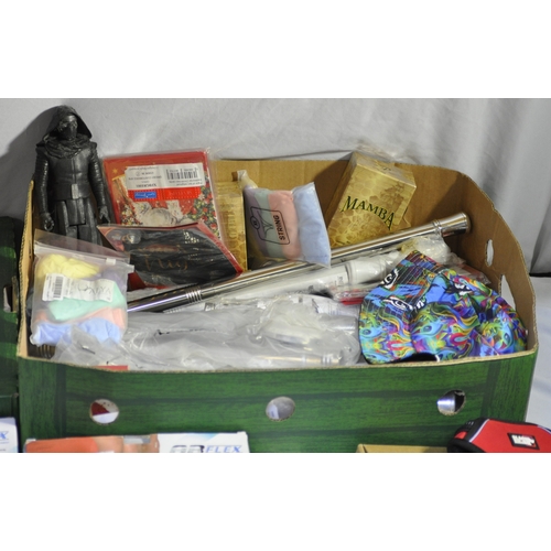 19 - 2 BOXES OF NEW STOCK INCLUDING PERFUMES