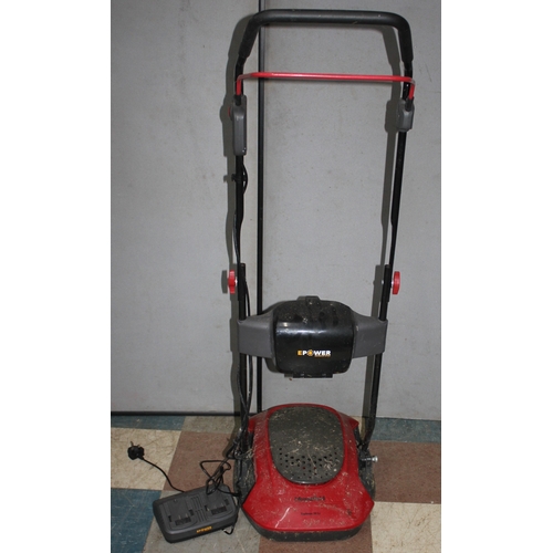 24 - MOUNTFIELD TYPHOON 30LI EPOWER CORDLESS STRIMMER COMES WITH CHARGER - WORKING