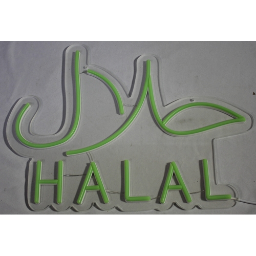 25 - NEON LED SIGN - HALAL
