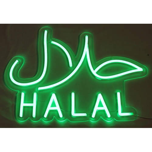 25 - NEON LED SIGN - HALAL