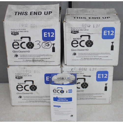 36 - 15 x 1.25L BUCKEYE ECO GLASS CLEANER
