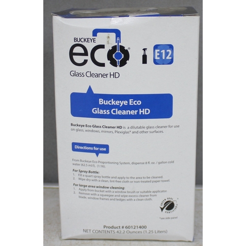 36 - 15 x 1.25L BUCKEYE ECO GLASS CLEANER