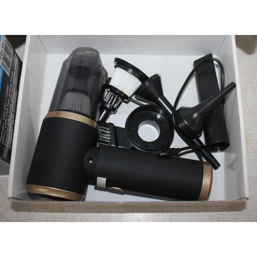 39 - HANDHELD VACUUM AND HILKA 12v WET AND DRY CAR VACUUM CLEANER