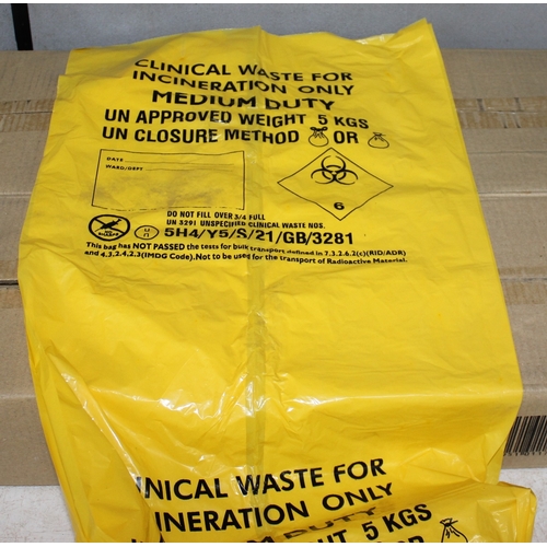 43 - 4 x 200 YELLOW CW SACKS MEDIUM DUTY